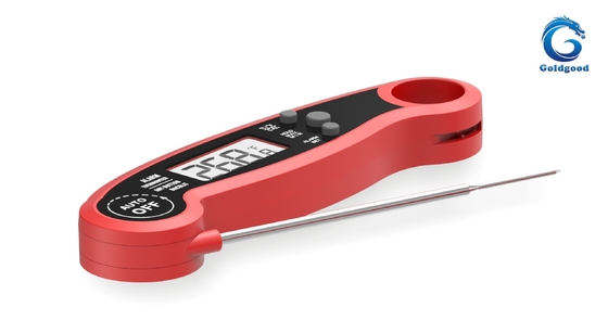 Good price Color de cuerpo modificado para requisitos particulares Logo Digital Meat Thermometer Kitchen que cocina con la punta de prueba inoxidable en línea