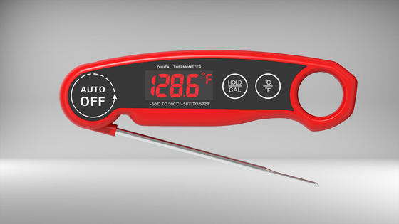 Good price Termómetro de carne impermeable de la pantalla LED del termómetro de cocinar de la carne de la batería recargable en línea