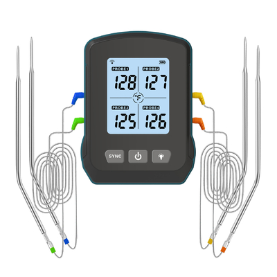 Good price Termómetros de carne inalámbricos de Digitaces del SUS del ABS del ODM del OEM con el APP elegante en línea