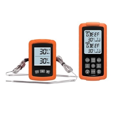 Good price Termómetro de carne inalámbrico de la barbacoa con la supervisión a baja temperatura de la alarma para Oven Grill en línea